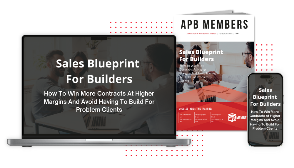 Sales Blueprint For Builders