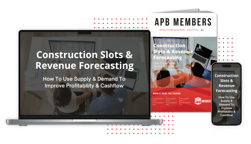 Construction Slots & Revenue Forecasting