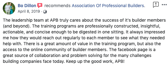 APB Member Review